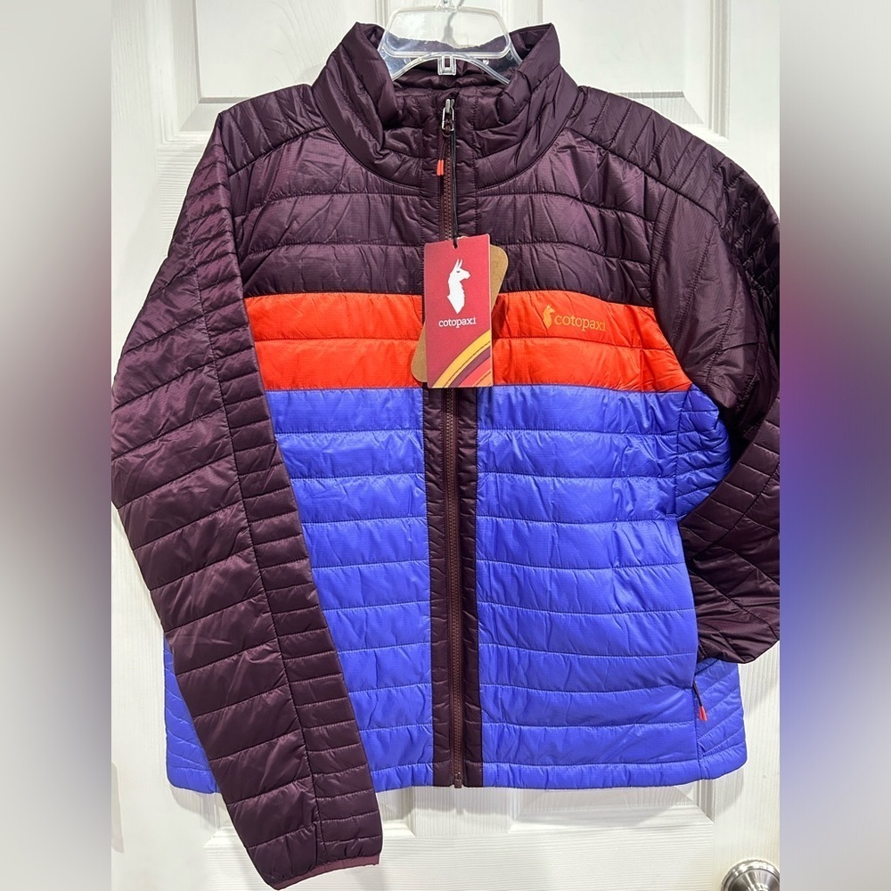 Cotopaxi Women’s XL Capa Insulated Puffer Jacket NWT Wine Amethyst Blue